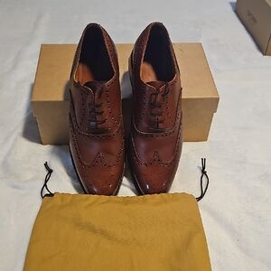 Meermin Dark Brown Leather Oxfords